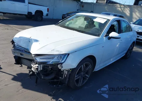 2018 Audi A4 2.0T Tech Ultra Premium/2.0T Ultra Premium from USA, damaged, VIN WAULMAF4XJN002003